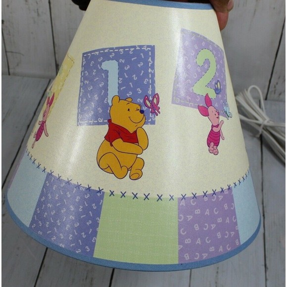 Vintage Disney Winnie The Pooh Hunny Nursery Baby Infant Lamp - Picture 4 of 9